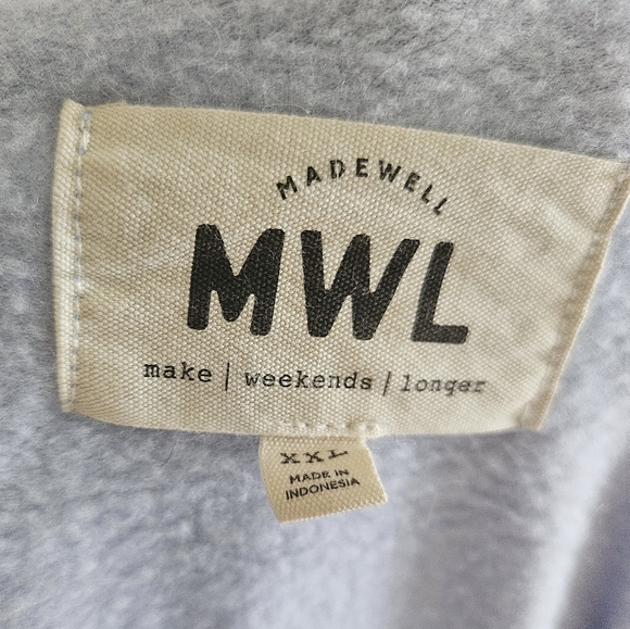 Madewell Fuzzy Lounge Long Sleeve - Picture 2 of 5